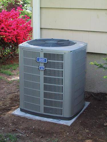 14 SEER Condenser on pad