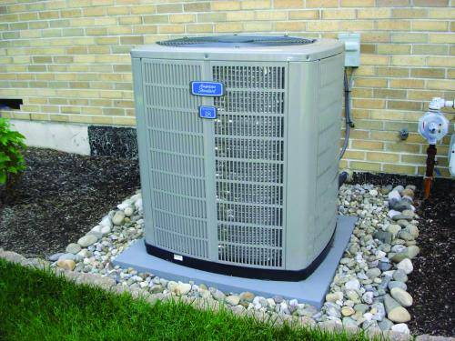 condensing unit outside